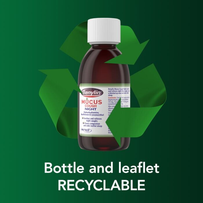 Benylin Mucus Cough Relief Night Syrup – 150ml
