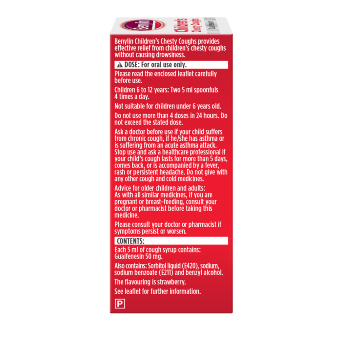 Benylin Children's 6+ Chesty Coughs – 125ml