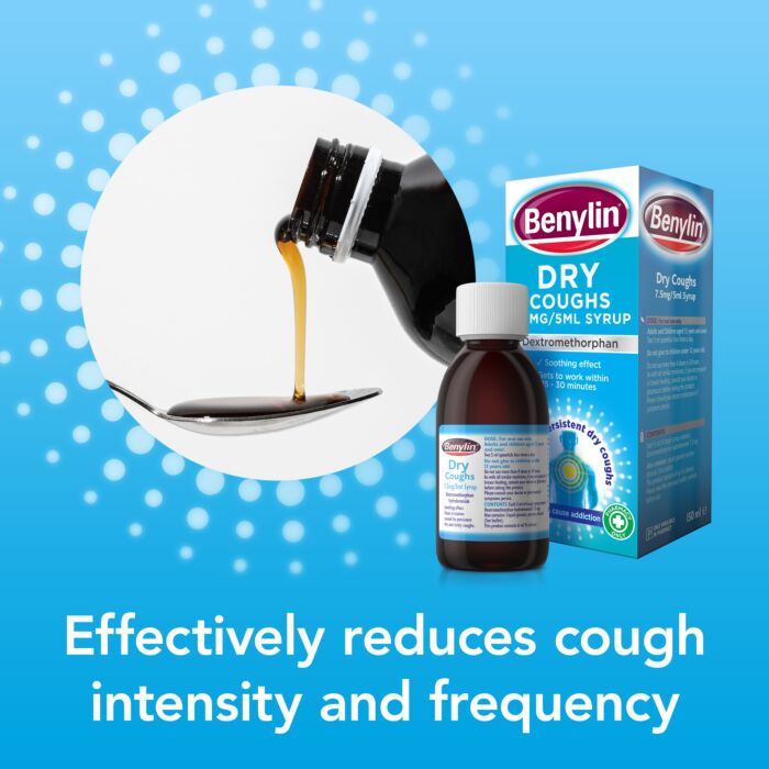 Benylin Dry Cough 7.5mg/5ml Syrup – 150ml