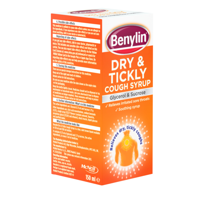 Benylin Dry & Tickly Cough Syrup - 150ml