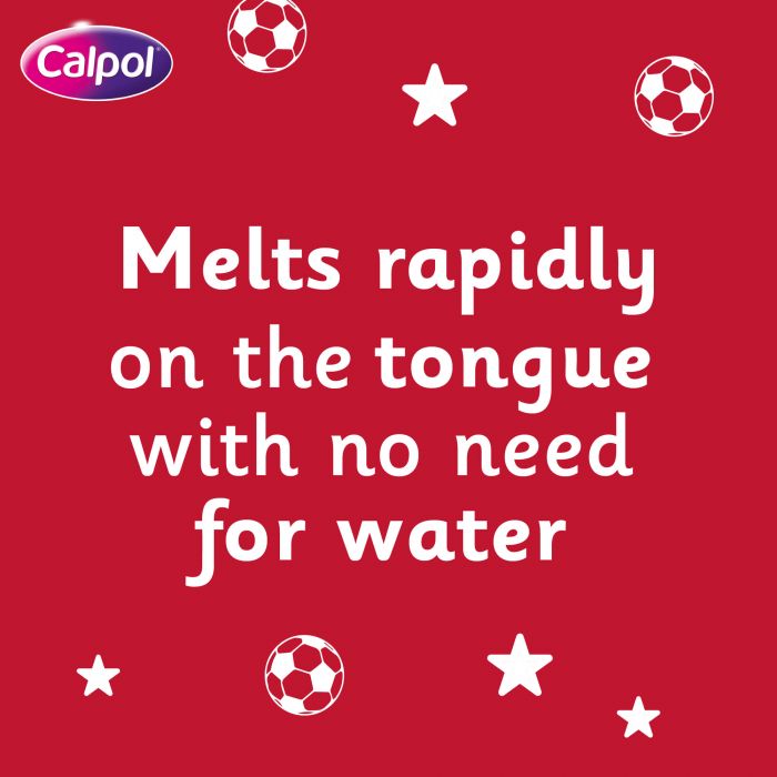 Calpol Sixplus FastMelts Strawberry - 24 Tablets