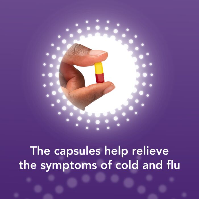 Benylin Cold & Flu Max Strength – 16 Capsules