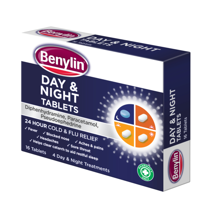 Benylin Day & Night Cold & Flu Relief – 16 Tablets