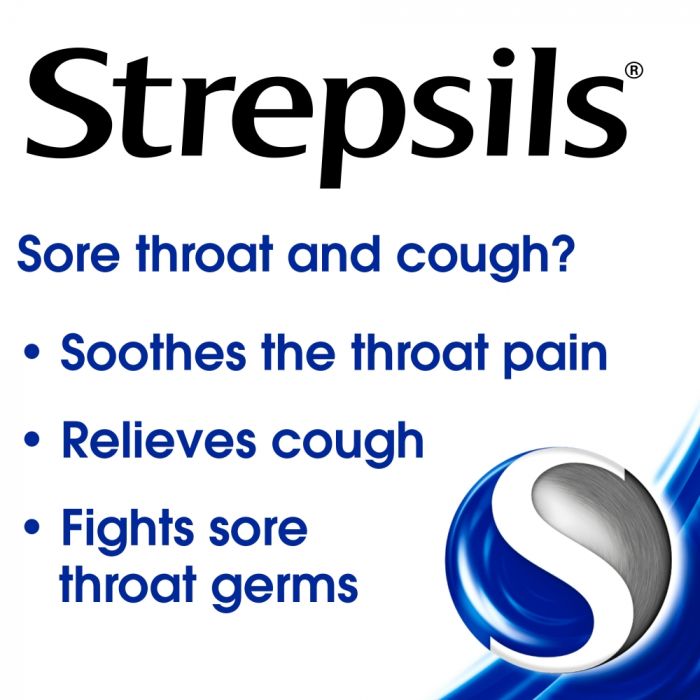 Strepsils Sore Throat & Cough – 24 Lozenges