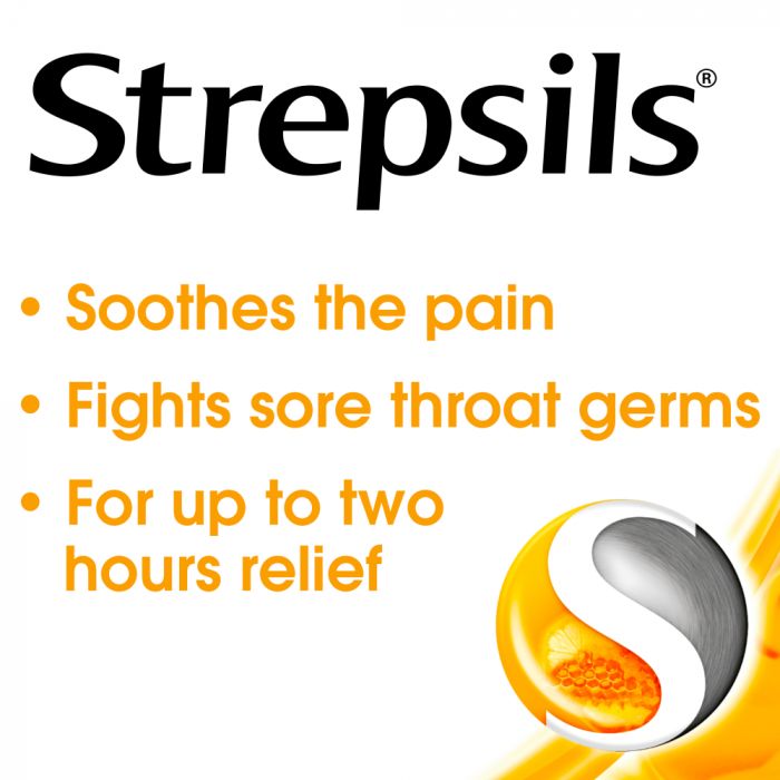 Strepsils Honey & Lemon – 24 Lozenges