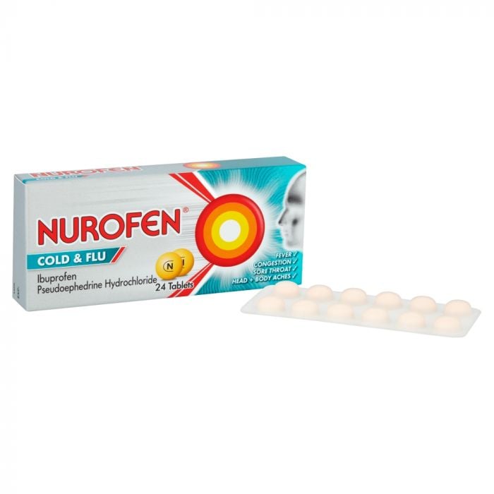 Nurofen Cold & Flu 200mg/5mg - 24 Tablets