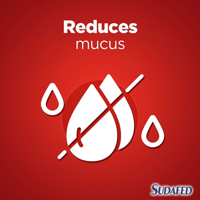 Sudafed Mucus Relief Triple Action Cold & Flu - 16 Tablets