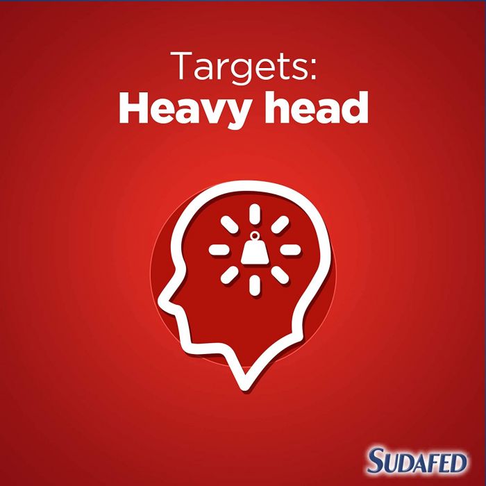 Sudafed Congestion and Headache Relief Max Strength - 16 Capsules