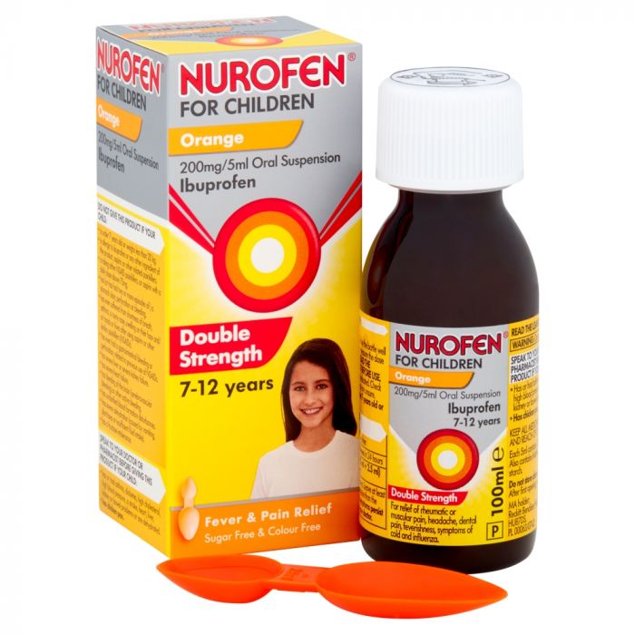 Nurofen for Children Orange 200mg/5ml 7-12 Years - 100ml