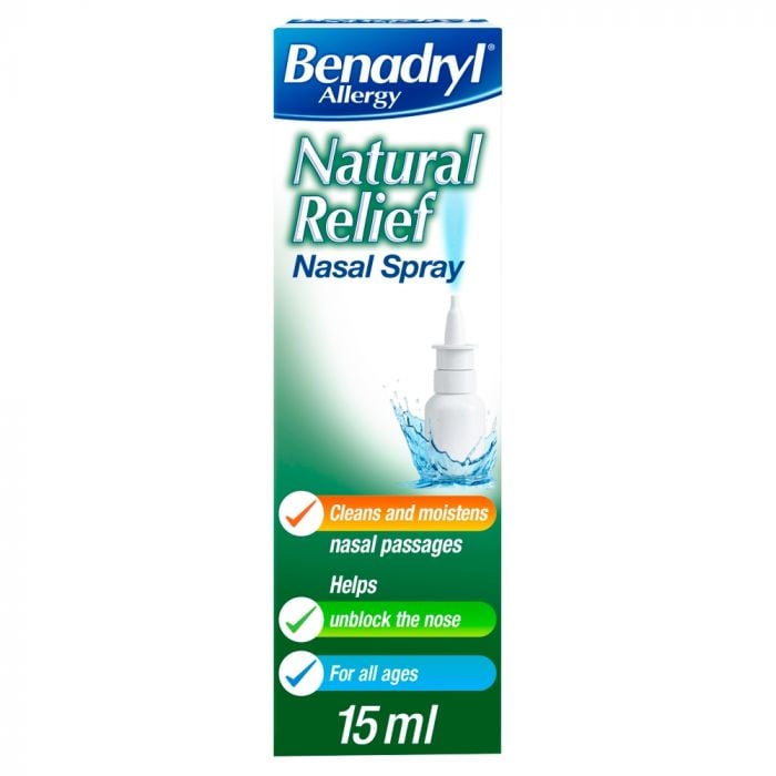Benadryl Allergy Natural Relief Nasal Spray - 15 ml