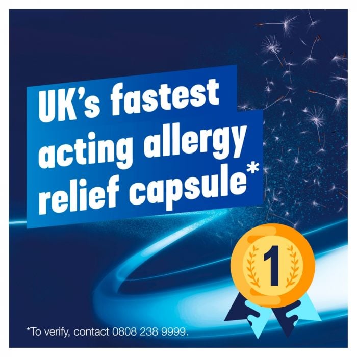 Benadryl Allergy Relief – 12 Capsules