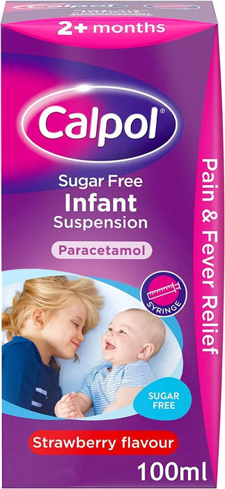 Calpol Infant Suspension Strawberry 2+Months - 100ml