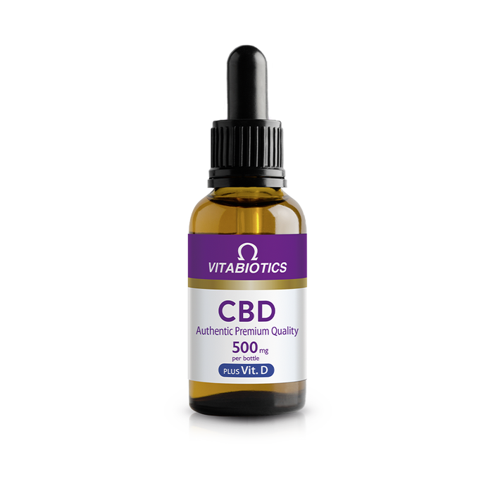 Vitabiotics Brains CBD 500mg Plus Vitamin D