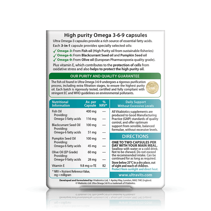 Vitabiotics Ultra Omega 3·6·9