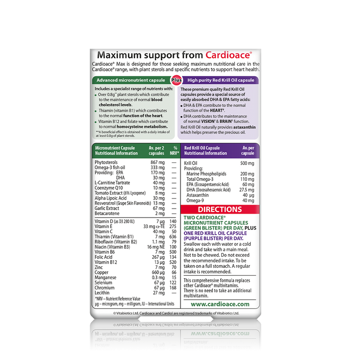Vitabiotics Cardioace Max