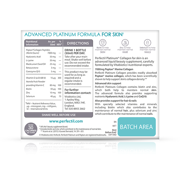 Vitabiotics Perfectil Platinum Collagen Skin Drink