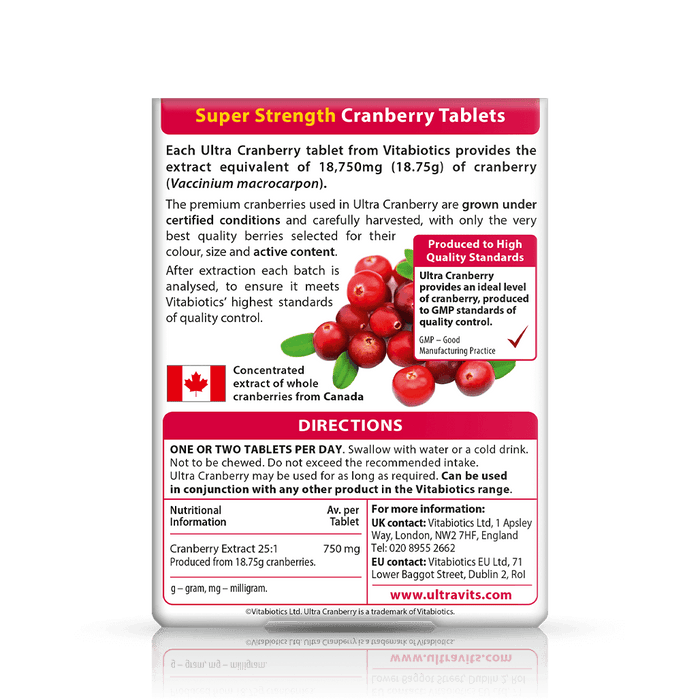 Vitabiotics Ultra Cranberry