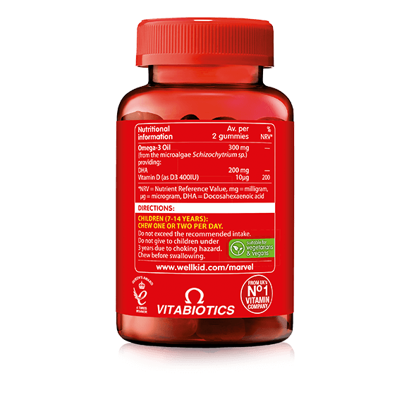 Vitabiotics Wellkid Marvel Omega-3