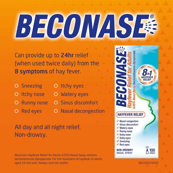Beconase Hayfever Relief Nasal Spray – 100 Sprays