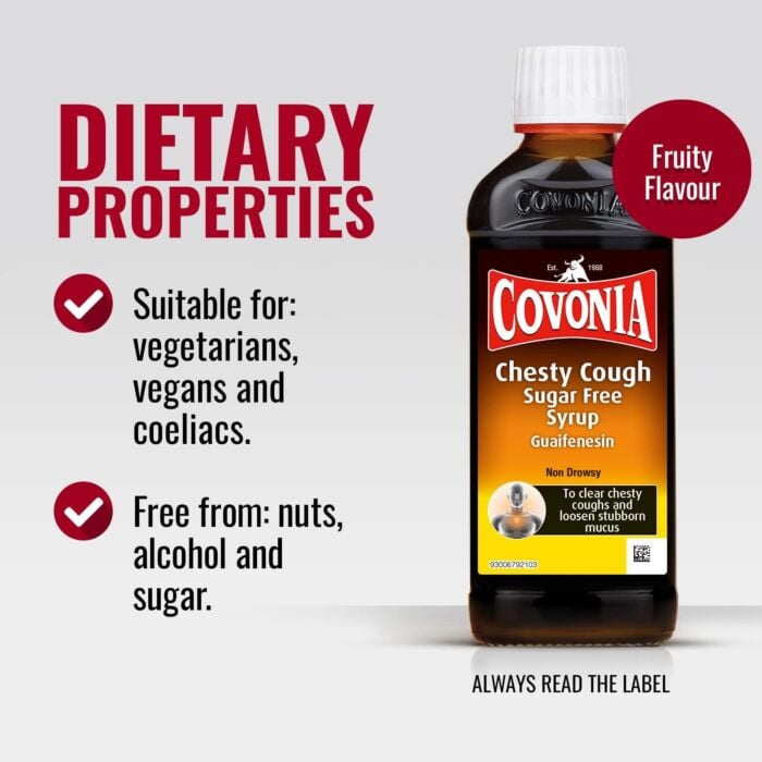 Covonia Chesty Cough Sugar Free - 150ml