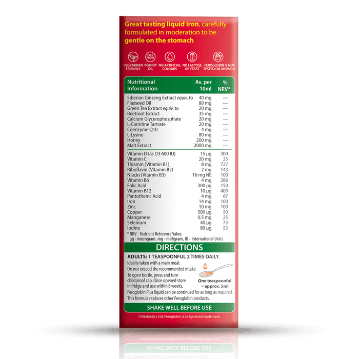 Vitabiotics Feroglobin Liquid Plus