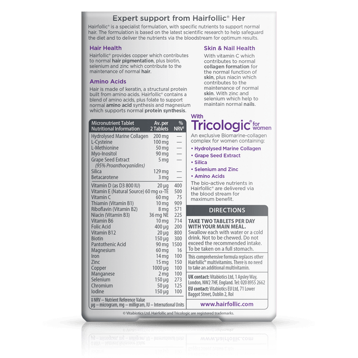 Vitabiotics Hairfollic Her
