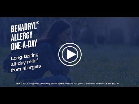 Benadryl Allergy 10mg One a Day Tablets – 30 Tablets