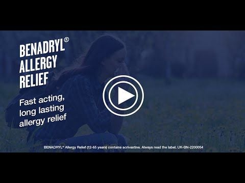 Benadryl Allergy Relief – 12 Capsules