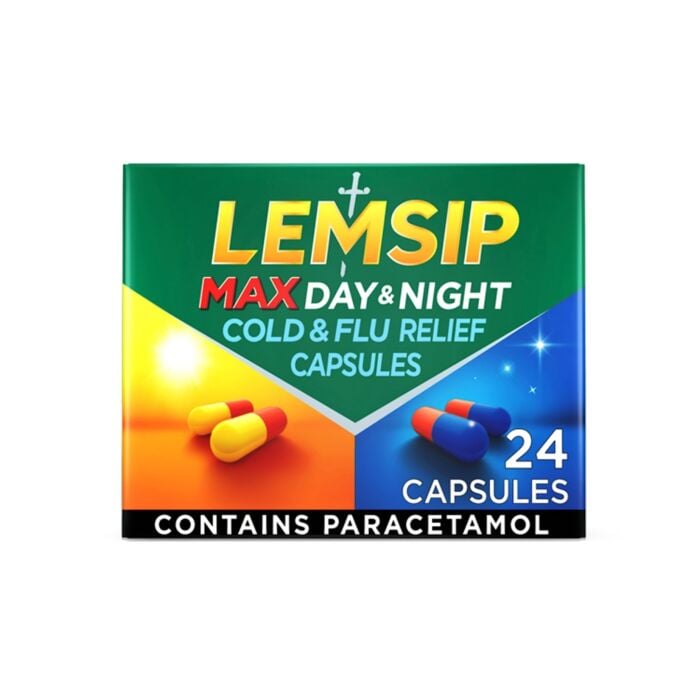 Lemsip Max Day & Night Cold & Flu Relief - 24 Capsules
