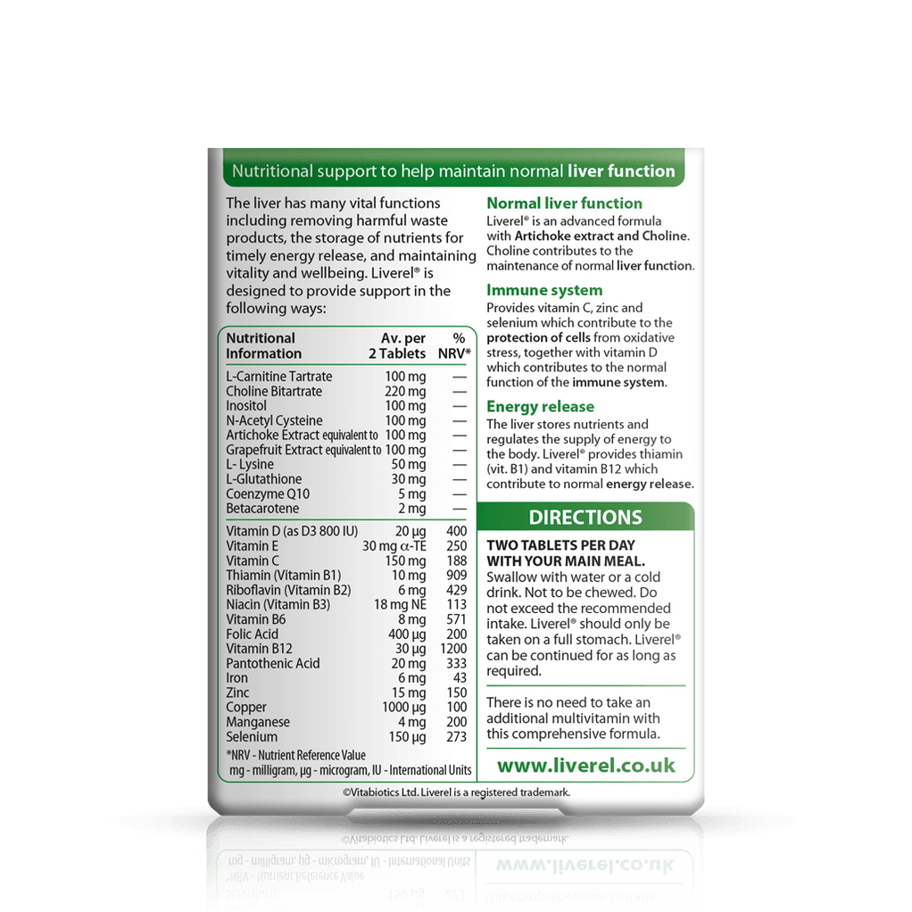Vitabiotics Liverel Original — AudleyPharmacy