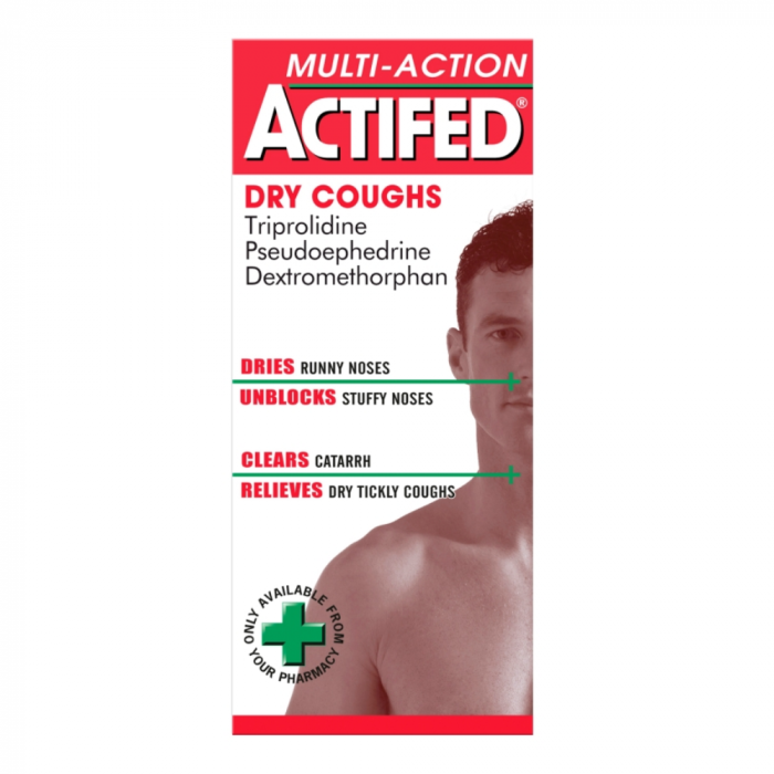 Actifed Multi-Action Dry Coughs - 100ml