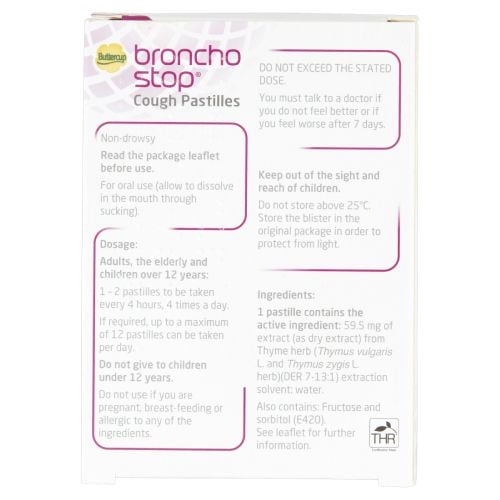 Buttercup BronchoStop Cough Pastilles - 40 Pastilles