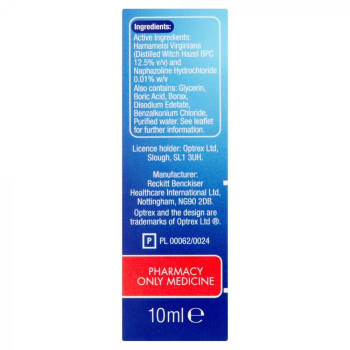 Optrex Bloodshot Eye Drops – 10ml