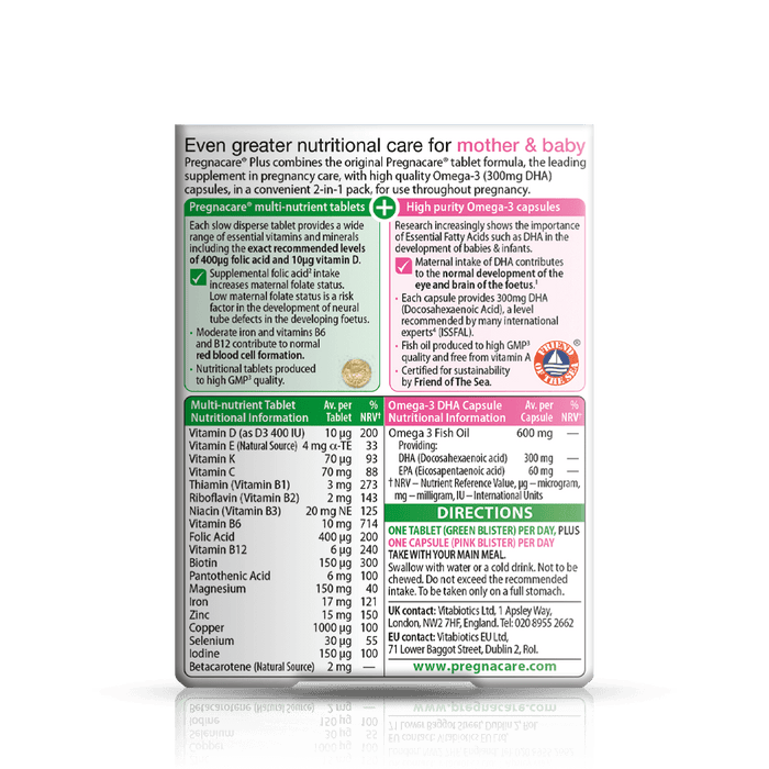 Vitabiotics Pregnacare Plus