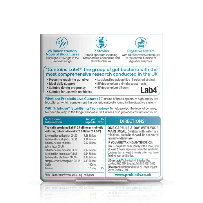 Vitabiotics Probiotis Extra Strength Live Cultures