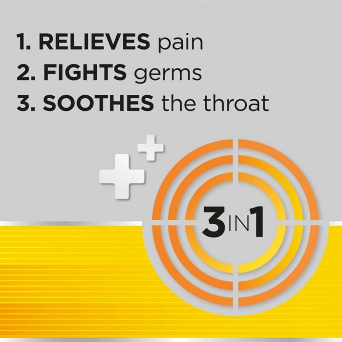 Strepsils Sore Throat Pain Relief Honey & Lemon - 24 Lozenges
