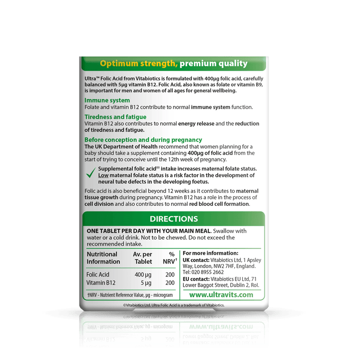 Vitabiotics Ultra Folic Acid