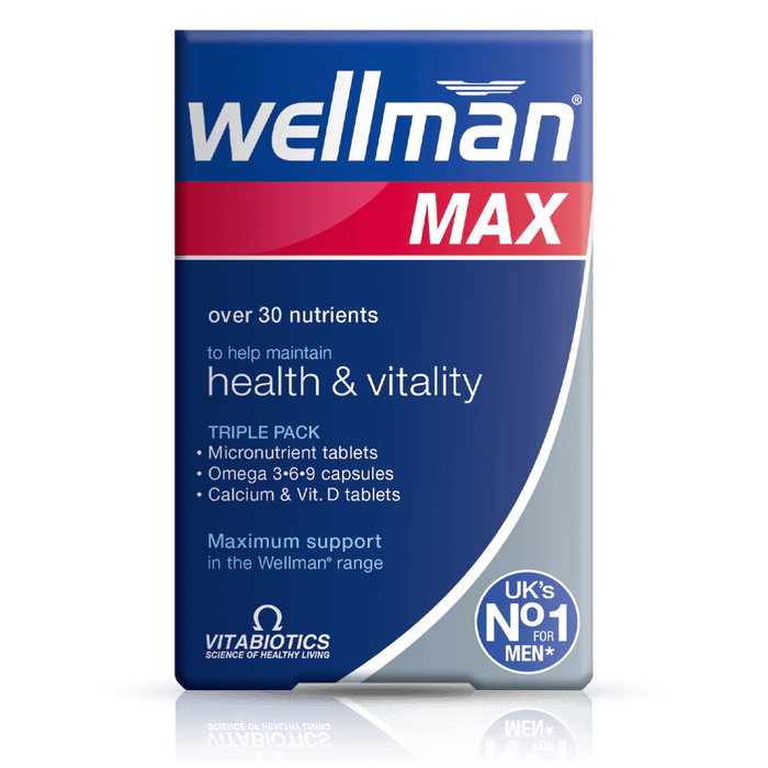 Wellman Deoderant Vitabiotics Wellman Max — AudleyPharmacy