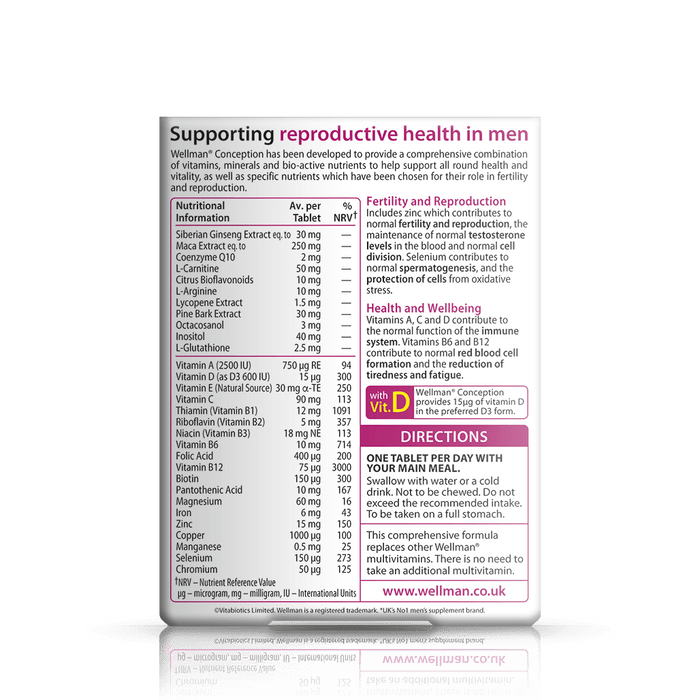 Vitabiotics Wellman Conception