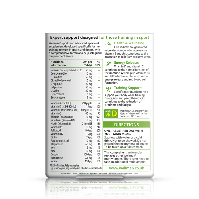 Vitabiotics Wellman Sport