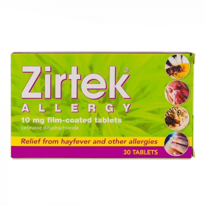 Zirtek Allergy Relief Tablets - 30 Tablets